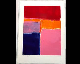 Lot 9077 Bermuda High 7 Signed Anderson Abstract Art Print