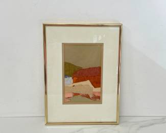 Lot 8849 Sue Durfee Signed Mixed Media Art