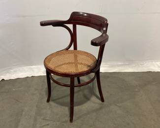 Lot 8607 Vintage Bentwood Cane Chair