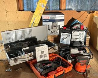 Power Tools Lot With Saws, Sanders More