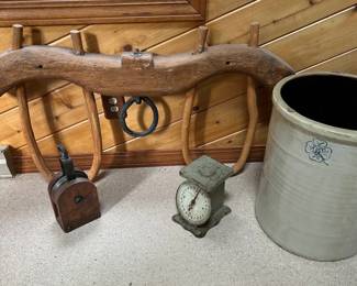 Antique Oxen Yoke Other Primitives
