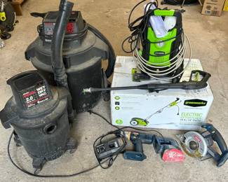 Craftsman Wet Dry Vac, Power Washer, More Power Tools