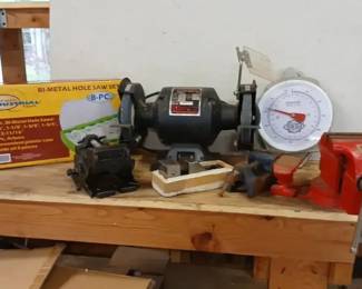 Bench Grinder, Vices and More