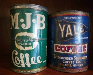 Yale Coffee Tin with Hole, 8.5 Inches