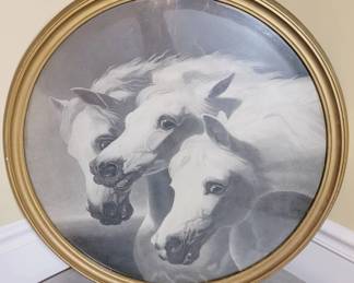 Early 1900s Pharaoh’s Horses Framed Print