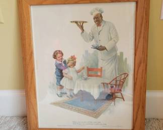 1917 Cream of Wheat Framed Print