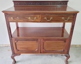 English Mahogany Sideboard, c.1900s