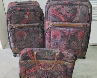 Graff Paisley Luggage Set, 3 Pieces