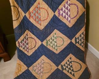 Handmade Basket Design Patchwork Quilt