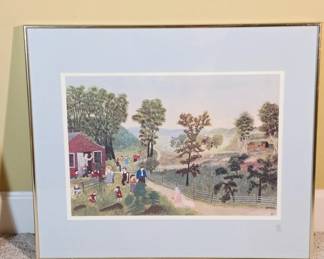 Framed Print of Artwork by Moses