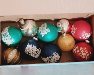 Hand-Painted Glass Ornaments