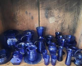 Cobalt Blue Glassware