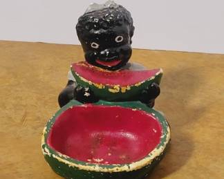 Americana Figural Dish, Early 20th Century