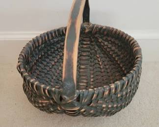 Green Woven Basket by Wessmith