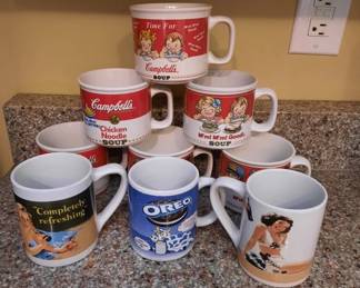Campbell’s, Coca-Cola, and Oreo Mugs