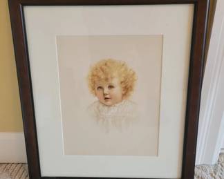 1890 Chromolithograph by Ida Waugh