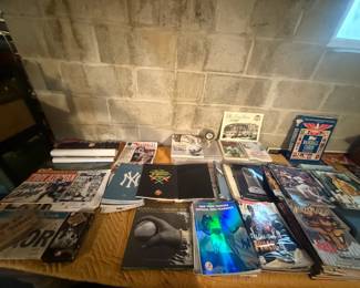 Yankee magazines, books, yearbooks