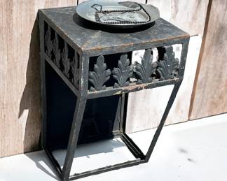 $10.00 rustic wrought iron lamp fixture