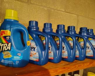 Pyrex and Xtra full laundry soap