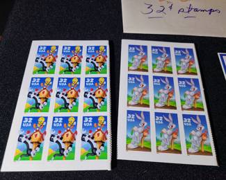 vintage stamp collection Looney Tunes