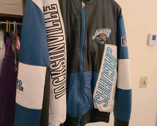 NFL Jacksonville Jaguars leather jacket