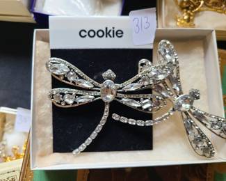 vintage dragonfly jewelry pins