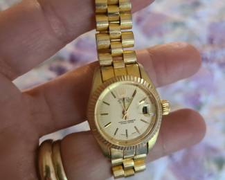 Watch marked: Rolex Datejust Oyster Quartz