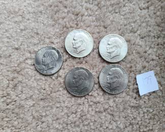 US Coins lot Eisenhower dollar, Bicentennial, 1974