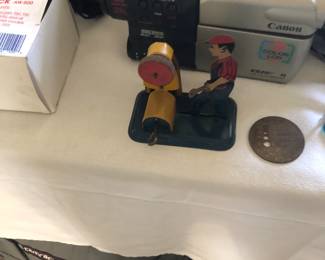 vintage tin toy