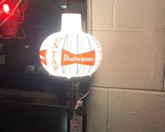set of Budweiser wall sconces