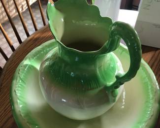 pitcher and bowl