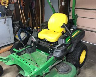 John Deere riding lawnmower