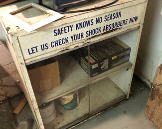 metal display cabinet