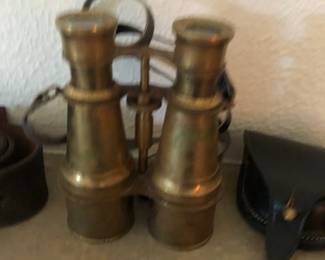 brass binoculars