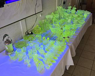 Vaseline/Uranium Glass (Fenton, Boyd, Gibson)