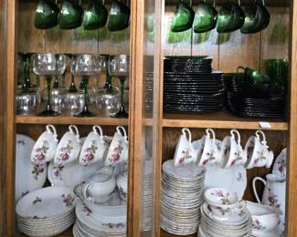 Green/Emerald Depression Glass (Anchorware)