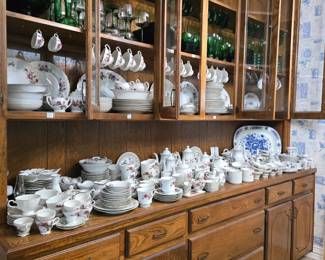 China - Moss Rose Bone China; Bondware; Ucagco