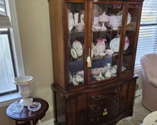 Lenoir House Curved Glass China Cabinet