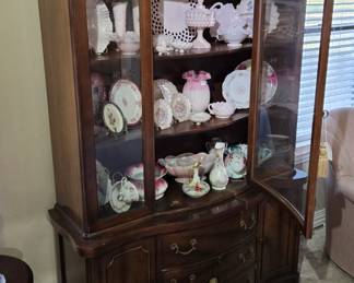 Lenoir House Curved Glass China Cabinet