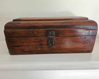 Wooden Box Hidden Side Drawer