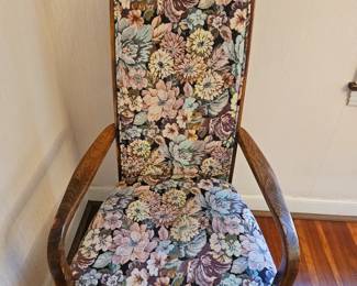 1 of 2 Floral Arm Chairs