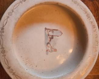 Elpco Baby's Platter with baby & dog