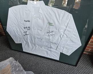Framed & Signed Chef Jacket