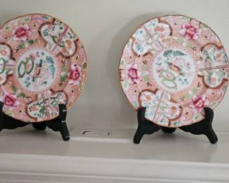 Pair Decorative Plates