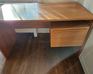 Desk with Deep File Drawer