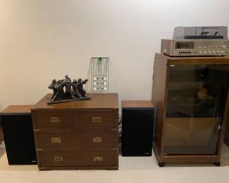 Stereo and nice cabinet