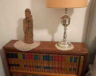 Great set of books and nice solid bookshelf