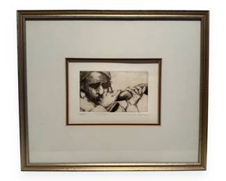 Charles Bragg, Shofar, Etching