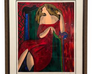 Linda Le Kinff (French, b. 1949), Anastasia, 1998, Serigraph