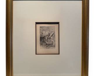 Pierre-Auguste Renoir (French, 1841-1919), Le Chapeau Epinglé, Etching